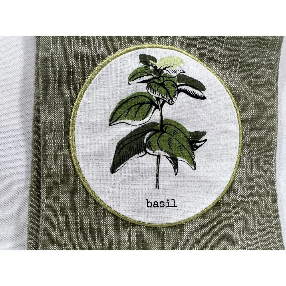 Design Imports Basil Tea Towel Kitchen‎ Graphic Cottage Farmhouse Decor